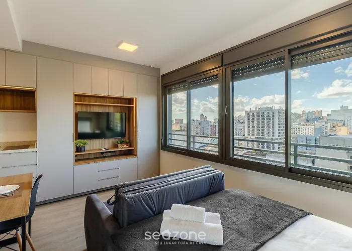 Apartamento Estudio Em Predio Com Piscina Em - Jre